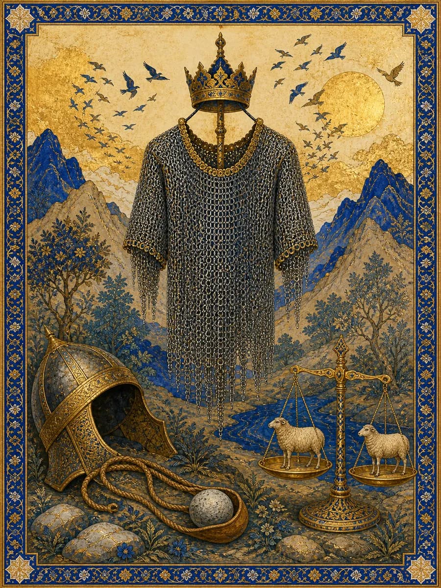 Editorial portrait for Dawud (David): The psalmist-king