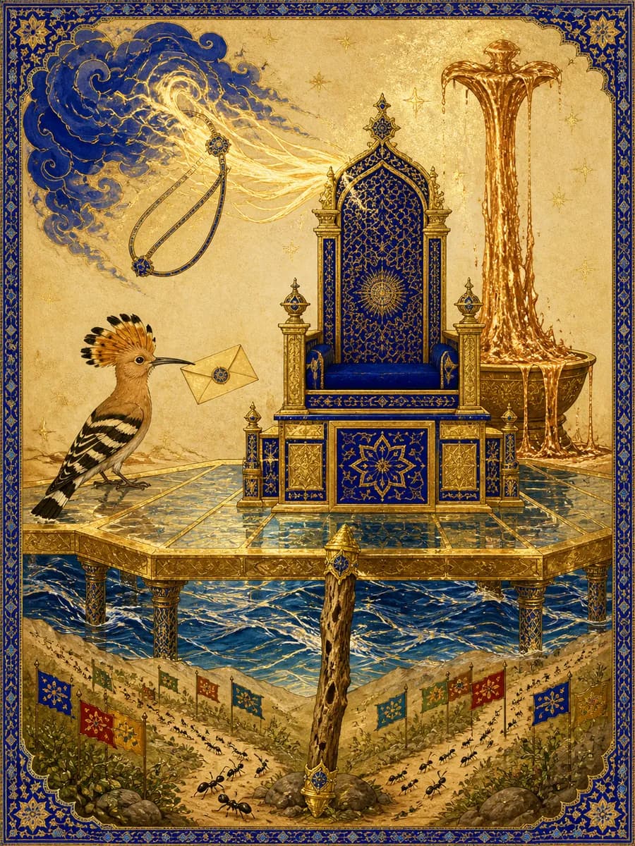Editorial portrait for Sulayman (Solomon): The granted kingdom
