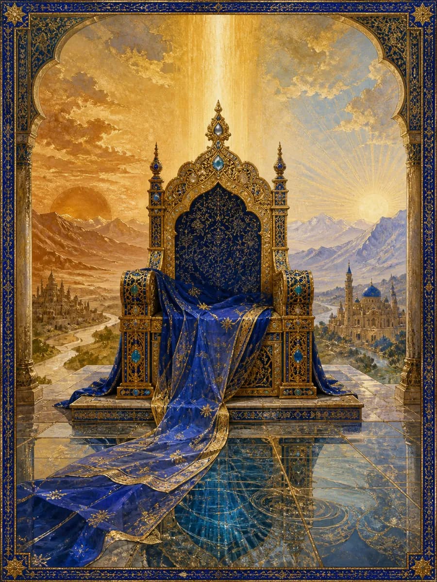 Editorial portrait for The Queen of Sheba (Bilqis): The wise sovereign