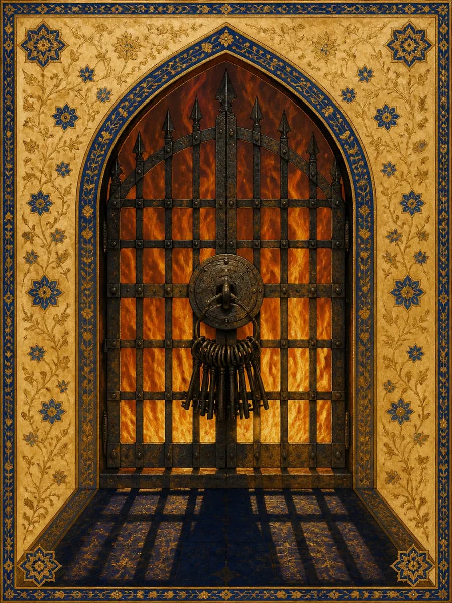 Editorial portrait for Malik (keeper of the Fire): The grim warden