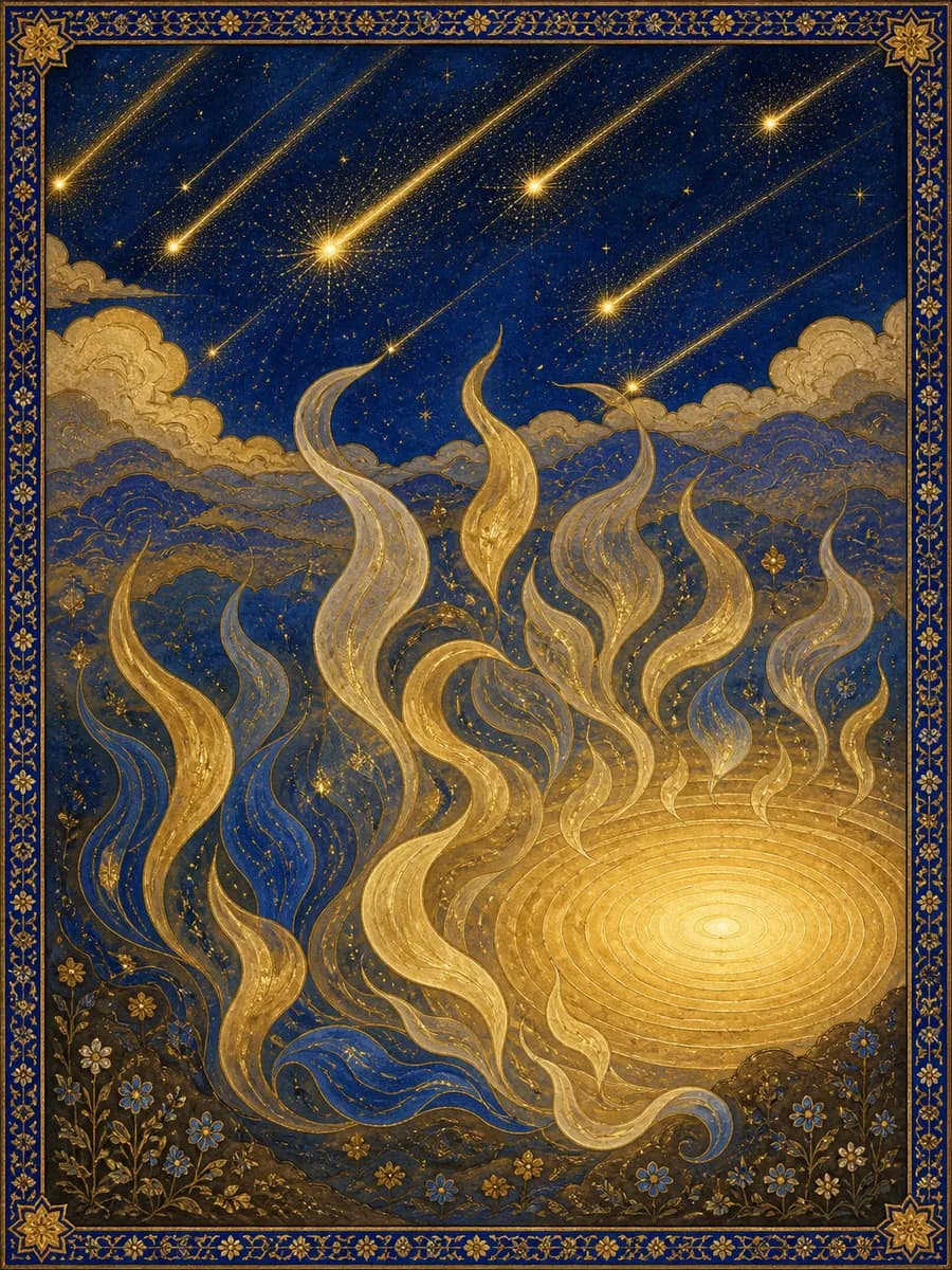 Editorial portrait for The Jinn: The smokeless flame