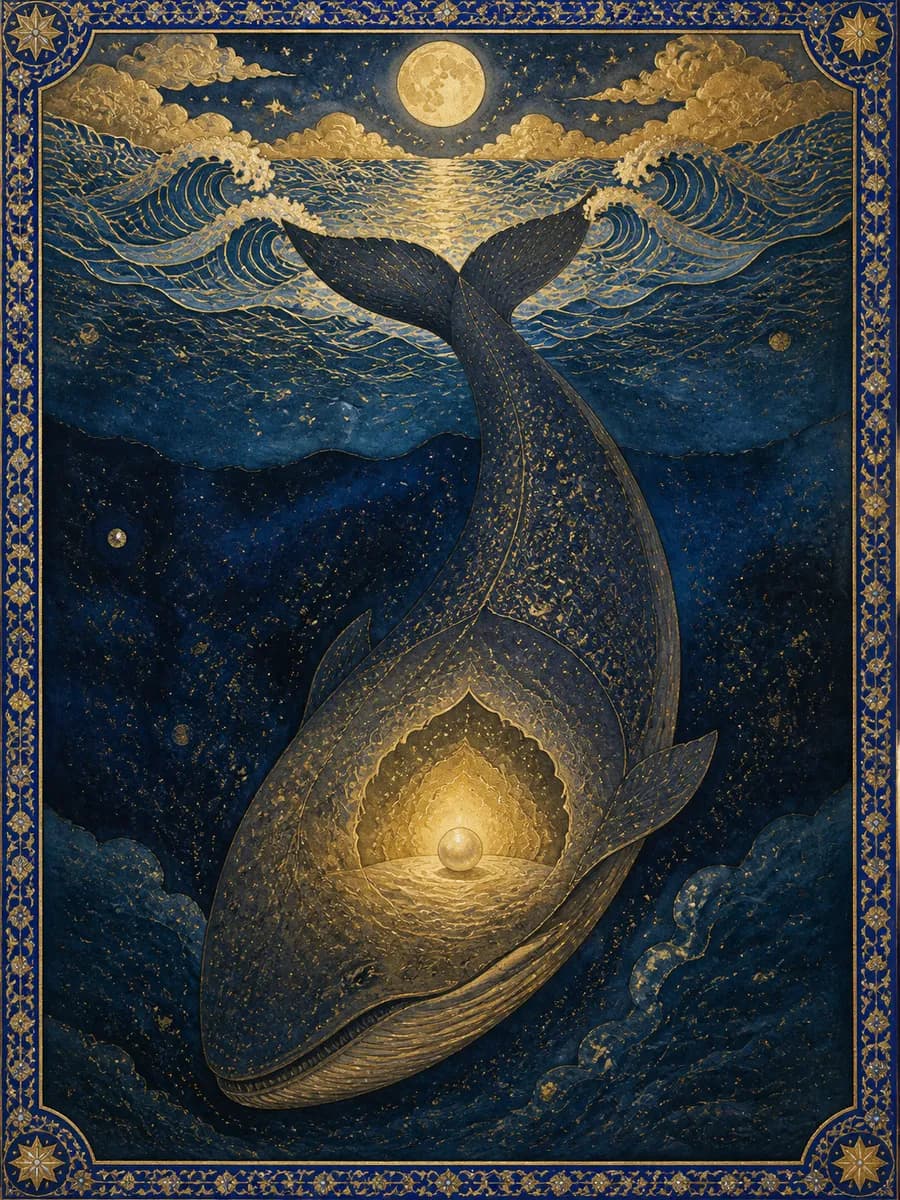 Editorial portrait for The Whale of Yunus: Creature portrait