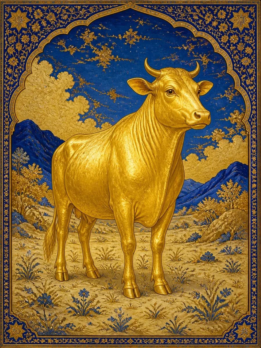 Editorial portrait for The Cow of Bani Israil: Creature portrait