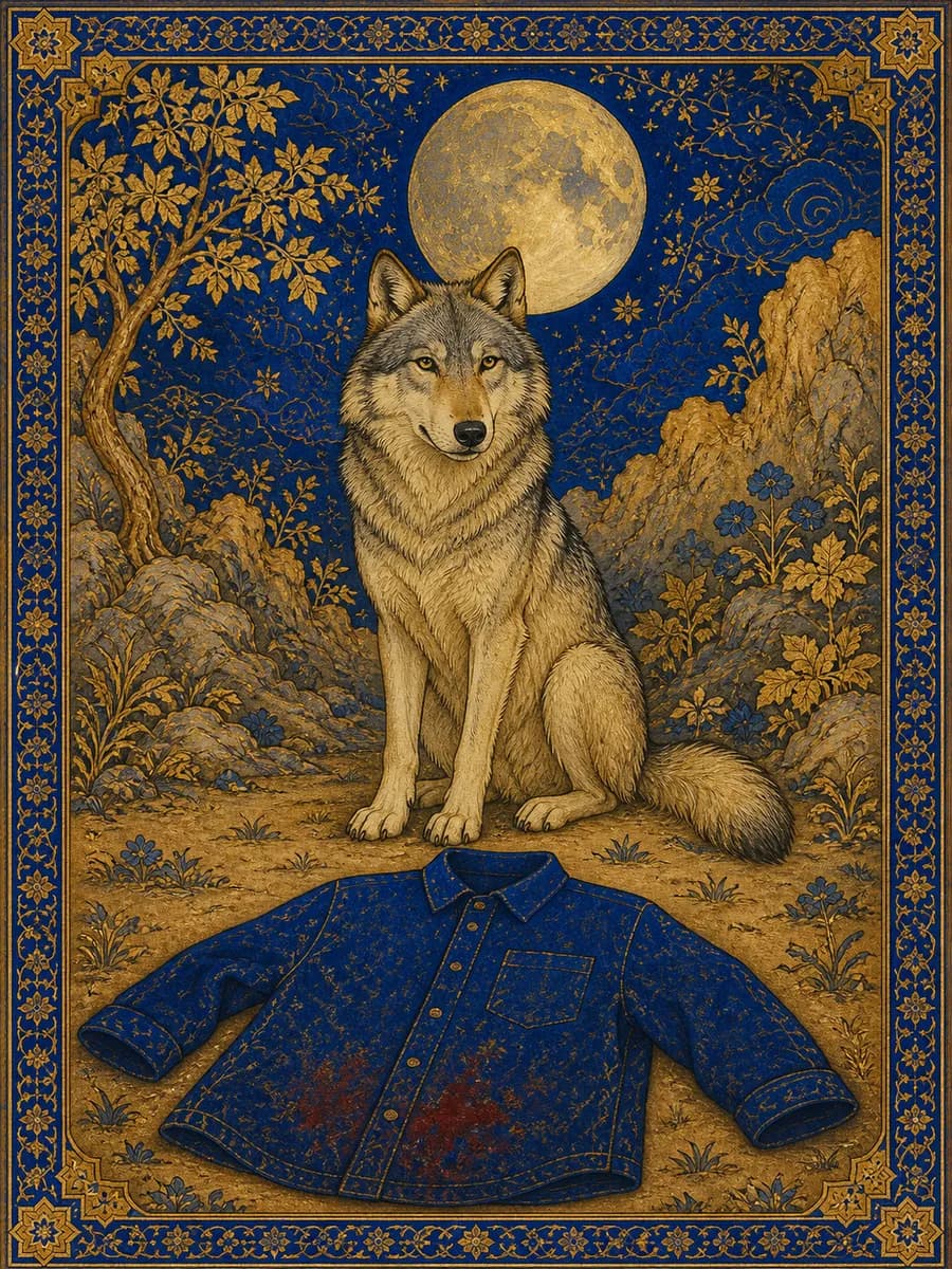 Editorial portrait for The Wolf of the Excuse: Creature portrait