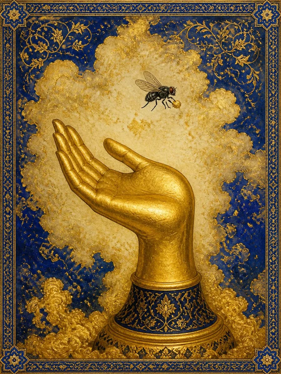 Editorial portrait for The Fly of the Challenge: Creature portrait